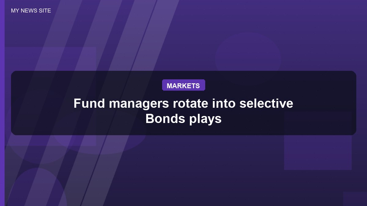 Fund managers rotate into selective Bonds plays