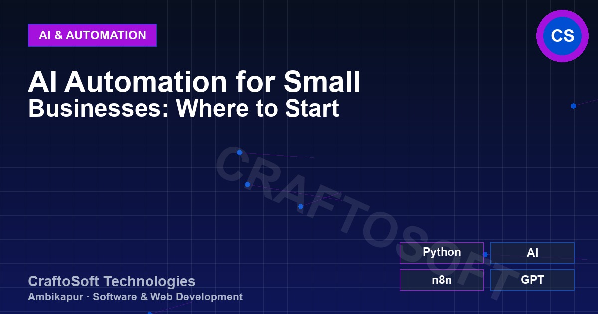 AI Automation for Small Businesses: Where to Start