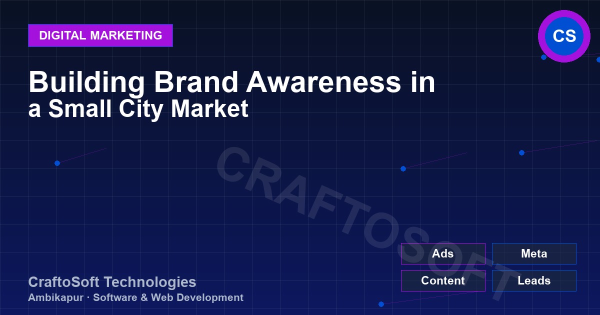 Building Brand Awareness in a Small City Market
