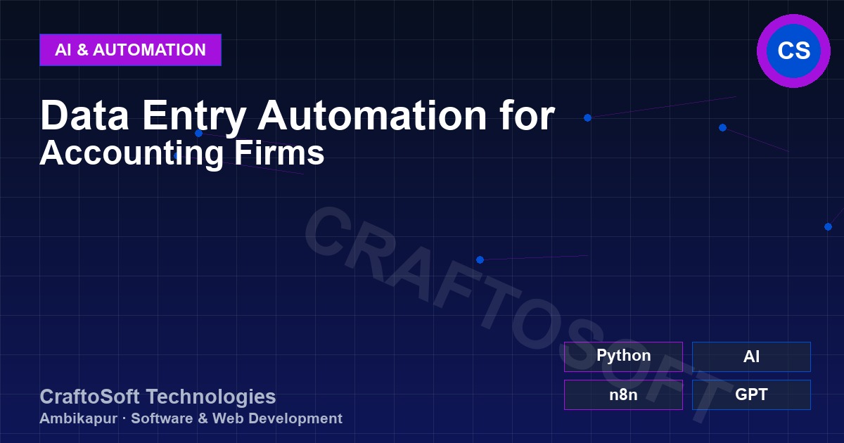 Data Entry Automation for Accounting Firms