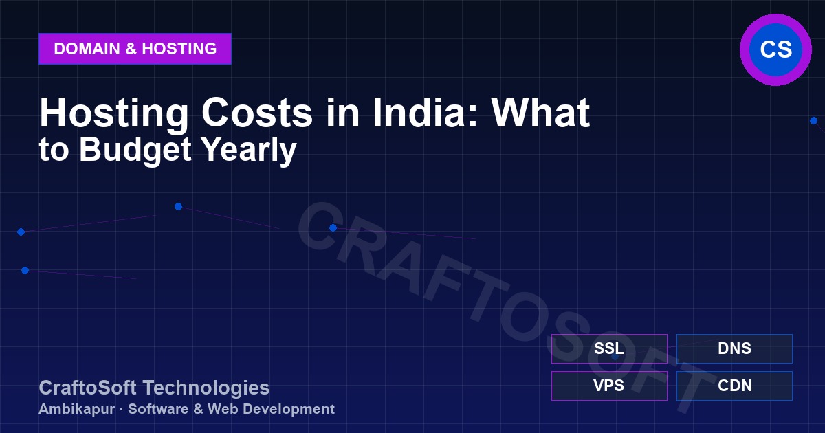 Hosting Costs in India: What to Budget Yearly