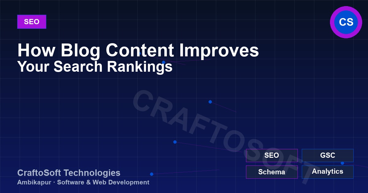 How Blog Content Improves Your Search Rankings
