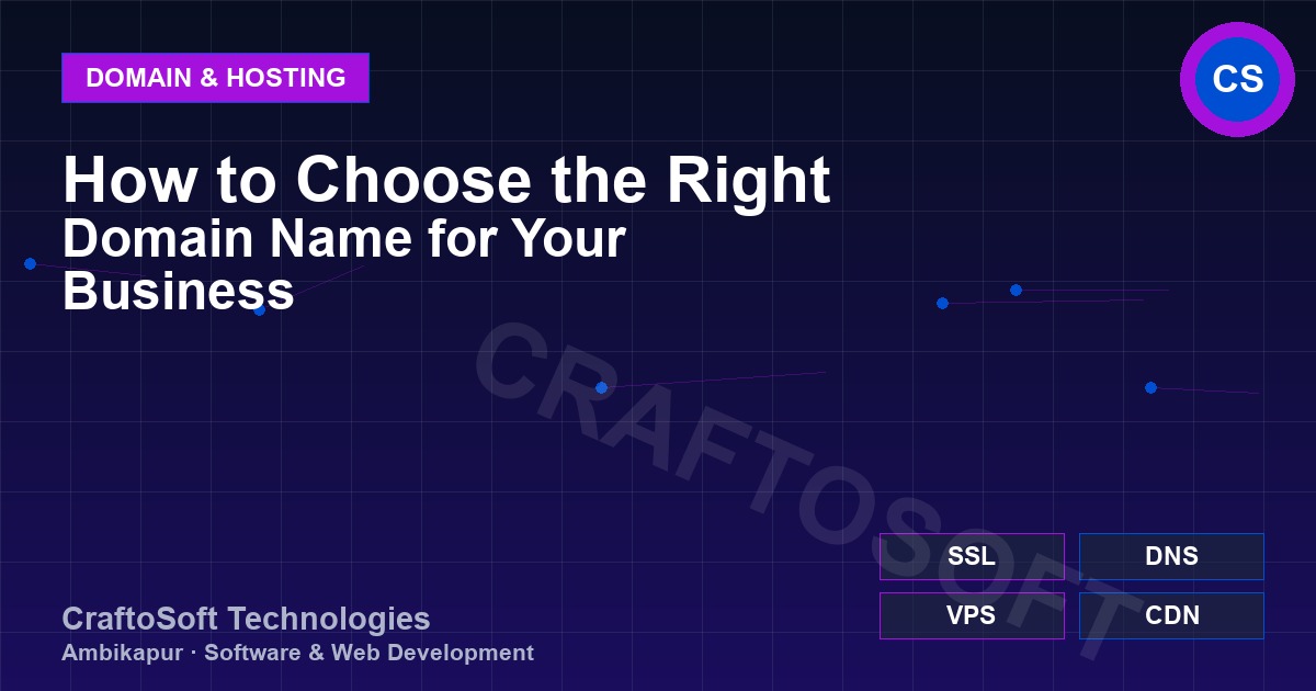 How to Choose the Right Domain Name for Your Business
