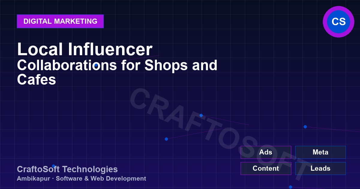 Local Influencer Collaborations for Shops and Cafes