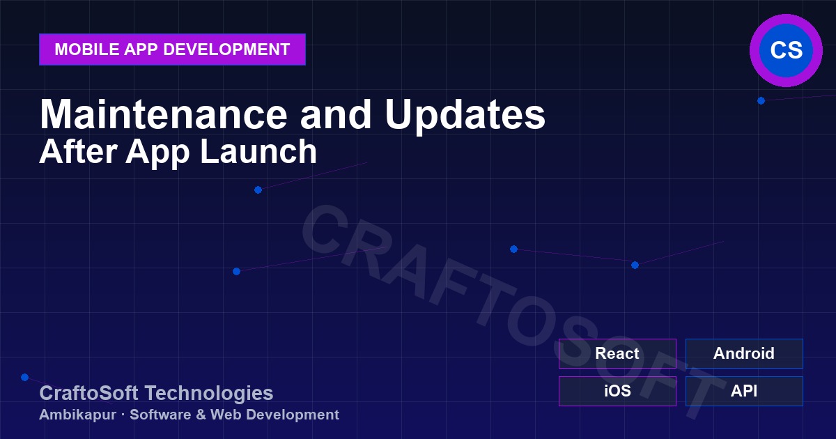 Maintenance and Updates After App Launch