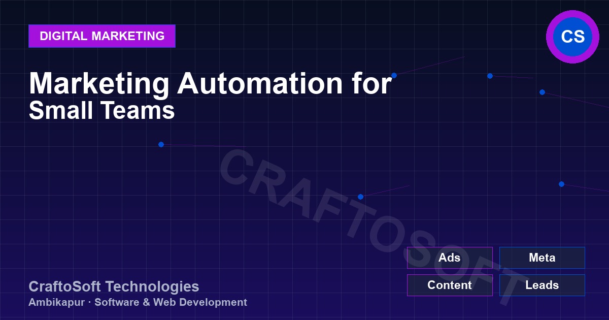 Marketing Automation for Small Teams