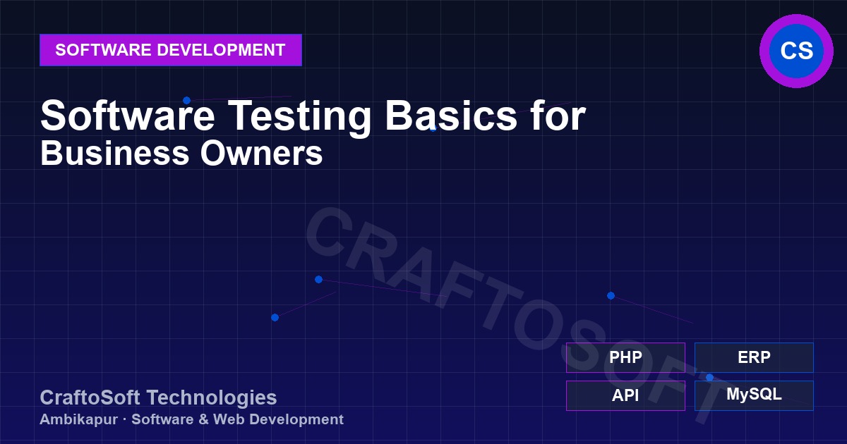 Software Testing Basics for Business Owners